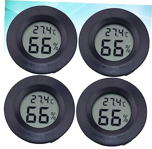 iplusmile 4stück Digitales Thermometer-hygrometer Für Reptilienboxen Feuchtigkeitsmesser Und Temperaturmessgerät Geeignet Für Zoohandlungen Und Heimgebrauch Acryl-design