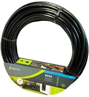 GEKA Drip Set Bewässerung (Wassersparenden Bewässerung für Hecken/Beete) 17.0120.9, Schwarz