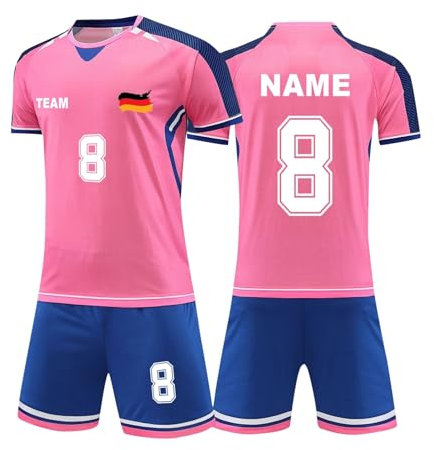 Generisch Customisable Trikot Em 2025 Fanartikel Football Kostüm Damen Fussball Socken Socks Schiedsrichter Set Türkiye Handball Personalisiert Deutschland