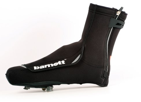 Barnett BSP-03 - Copriscarpa in neoprene per bicicletta, colore: Nero, BSP-03, Nero , M