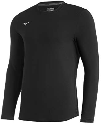 Mizuno Unisex Comp Diamond Langärmliges Crewshirt. (1er Pack)