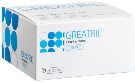 Pack of 240 Anti Bac Wipes Tiny Size 6cmx6cm, Greatril Alco Cleaning Wipes with Travel Size for Mobile Phone iPad Door Handle Glasses Tablet PC Computer Laptop