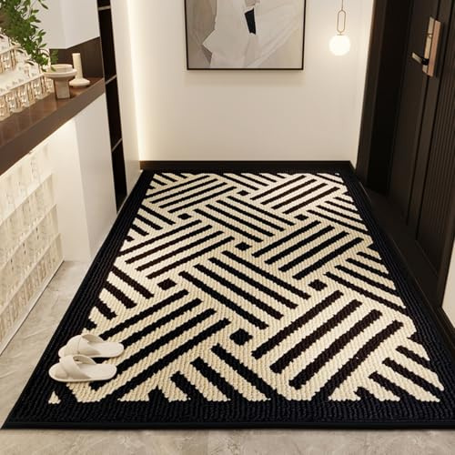 Senerma Paillasson Exterieur Entree 60 x 90 cm,Tapis Entree Interieur Lavable - Imperméable - Antidérapant - pour l'entrée, la Porte d'entrée, Le Patio, Le Couloir, Le Jardin