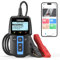 TOPDON Car Battery Tester TOPDON BT100W,Bluetooth Battery Tester 12V,100-2000 CCA Alternator Tester Digital Battery Load Cranking System Tester,w/ Battery Library (Handheld+Bluetooth) (BT100W-UK)