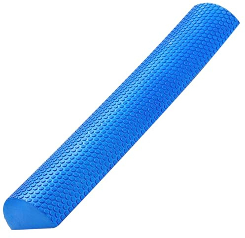 Media espuma Roller 60 cm Alta densidad Media espuma Rollers Fisioterapia Masaje de masaje Gimnasio y rodillos de ejercicio para auto masaje y alivio de la tensión muscular