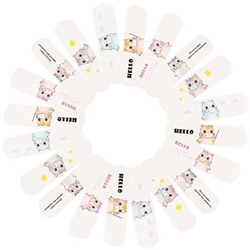 FRCOLOR 60hojas Curita de Dibujos Animados Vendajes Adhesivos Cuidado de Heridas Protector Transpirable para Heridas Parche Adhesivo para Sangre Uso Diario