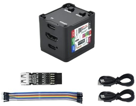 youyeetoo Sipeed NanoKVM Mini Remote Control Operations Maintenance Server, 1ToPS NPU 1 GHz C906 RISC-V Linux Linux PC avec port réseau de 100 m (noir complet paquet)