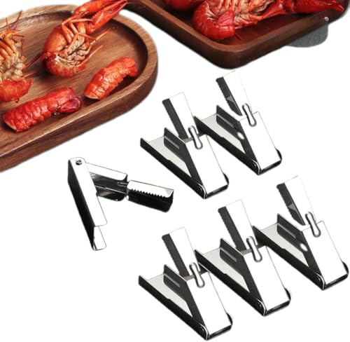 Crawfish Sheller Tool，Crawfish Peeler Tool For Peeling Cooked Shrimp Tails，Crawfish Peeler Tool for Protecting Nails And Keeping Fingers Clean (6)
