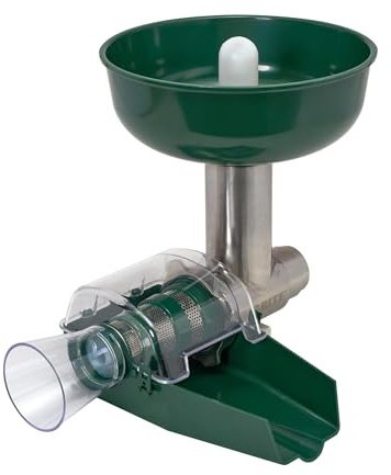 Accessoire extracteur de jus for BigBite for hachoirs for viande, fruits et plus encore, acier inoxydable plastique, vert argent
