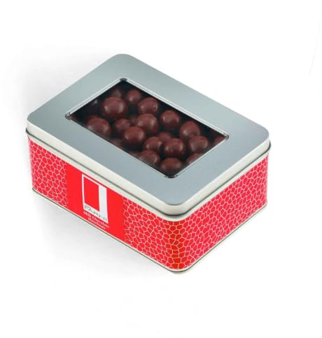 Rita Farhi Luxury Gift Tin of Belgian Milk Chocolate Hazelnuts Presented in Confectionery Gift Tin 500 g - Chocolate Gift
