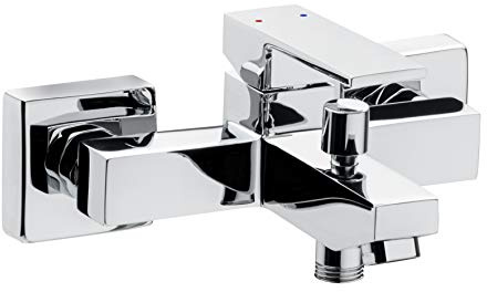 Cornat Bade-Einhebelarmatur Sintra - Hochwertiger Messingkörper - verchromt - 1/2 Zoll Brauseabgang / Einhebelmischer zur Wandmontage / Wannenbatterie / Badewannen-Armatur / SIN2 | zur Wandmontage – 1/2 Zoll Brauseabgang – Messingkörper chromfarben – stabiler Anschluss – komfortabel – praktisch