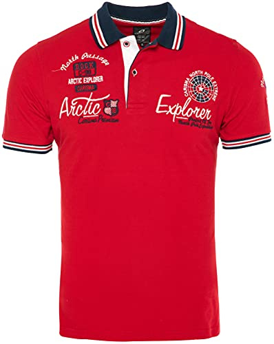Carisma Casual Herren Poloshirt Kurzarm T-Shirt Regular Fit mit Hochwertigen Stickerei 4634