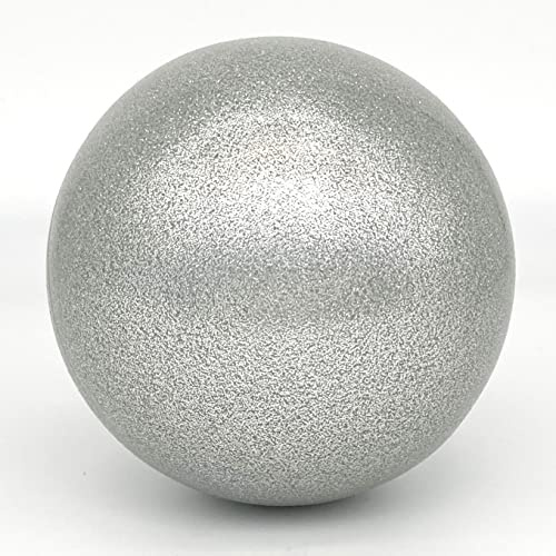 LeStage Rhythmischer Gymnastikball 18 cm Durchmesser für Tanzübungen, Aufführungen, Training, 400 g, silberfarben