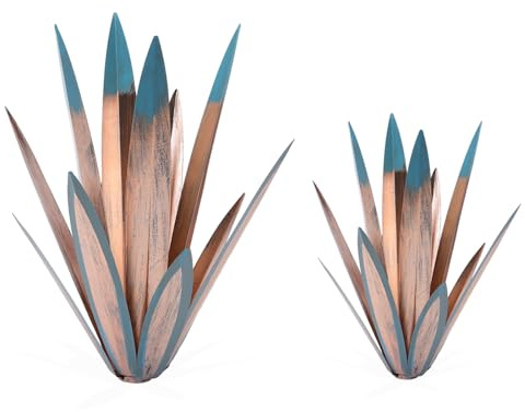 Homight Metal Tequila Country Sculpture DIY Tequila Plant Home Decor Country Tequila Garden Ornament Indooutdoor Statuette Patio Lawn Patio Stake Decoration Gift to The Garden