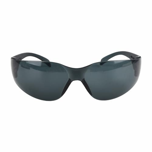 Schutzbrille, Anti-Fog und Anti-Kratz-Reduktionsbeschichtung, verstärkte widerstandsfähige und schützende Gläser, Augenschutzbrille Sicherheit für gute Passform (Dunkelgrau)