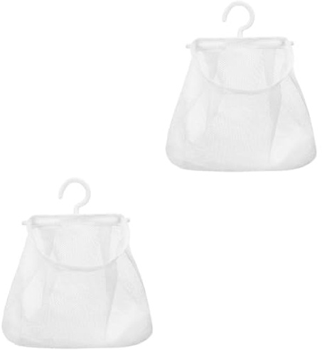 CIYODO 2 Stücke Wäscheklammerhalter Tragbare Hängende Wäscheklammertasche Multifunktionale Netztasche Für Die Organisation Zu Hause Einfach