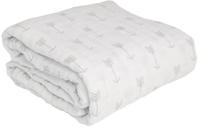 Ouch Baby Ultra-Soft 4-Layer Muslin Swaddle Blanket (Pack of 1, 45x50) | Pre-Washed, Breathable & Durable Baby Quilt for Newborns, Infants & Toddlers