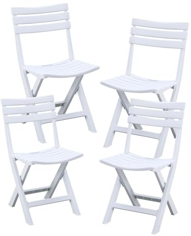BOOSDEN Klappstuhle Weiss
