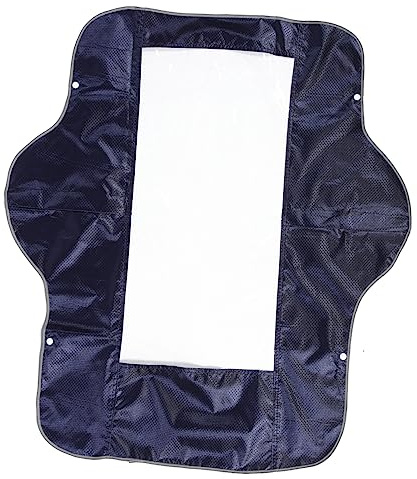 Outdoor Elektromobilabdeckung Faltbar aus Oxford und Pvc, Navy | Regendach für Elektromobil, Wasserfest, Leicht zu Tragen, Schutz vor Sonne, Regen, Wind, Schnee