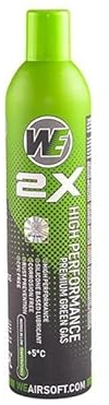 WE 2.0 Green Gas (Green) Bottle (800ml) Gas for Airsoft Guns