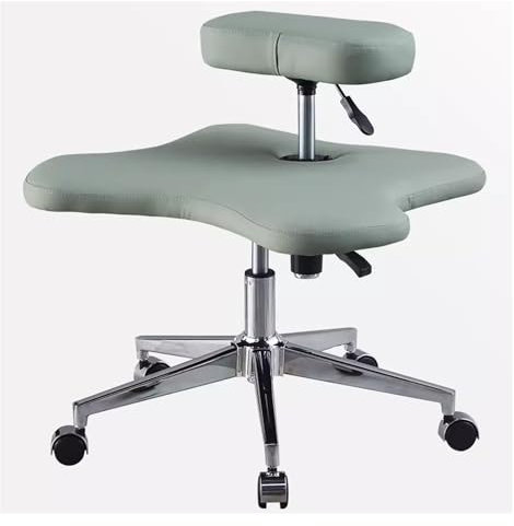 ASerZenith Schreibtisch-Kniestühle, Kunstleder, Stuhl mit gekreuzten Beinen, für Büro, Zuhause und Yoga-Enthusiasten, ergonomischer Kniestuhl, höhenverstellbar, Roll-ADHS-De