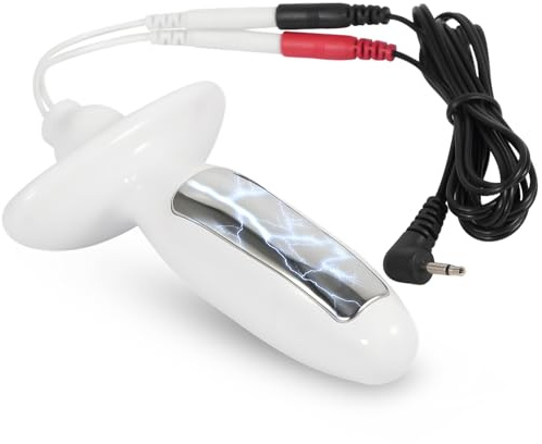 AMAZBEE Massaggiatore prostatico con effetto elettroshock butt plugs in metallo per la dilatazione anale Shock elettrico plugs anale per uomini donne