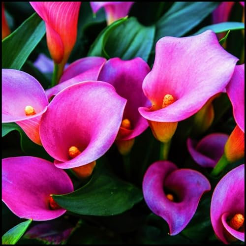 Calla Lily Bulbs,Calla Lily Plants Live(Ornamental Flowers,Hardy Perennial,Wedding Flowers,Garden Flowers,Plant Bulbs)-4bulbs-c