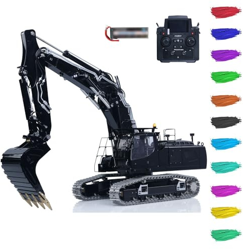 TOUCAN RC HOBBY LESU LR956 1/14 RC Bagger 7CH Ventile 3 Arme Funks teuerung Hydraulik Bagger Metall gehäuse Bürstenloser Motor Flysky PL18EV LITE Erwachsenen Fortschritt liches Modell