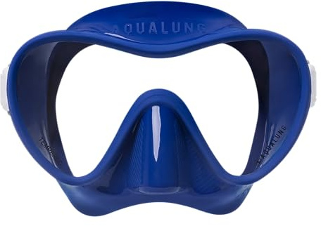 Aqualung Neos - Rahmenloses Tauchermaske, Panoramisches Gehärtetes Glas, Komfortable Silikon, Schnorcheln und Apnoetauchen für Erwachsene