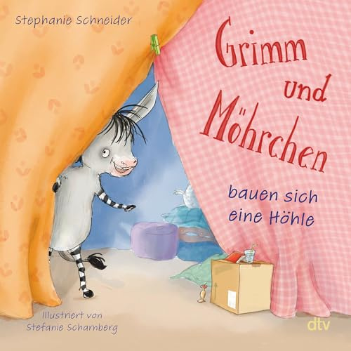 Grimm und Möhrchen bauen sich eine Höhle: Ein gereimtes Zesel-Pappbilderbuch für Kinder ab 2 (Grimm-und-Möhrchen-Pappbilderbücher, Band 2)