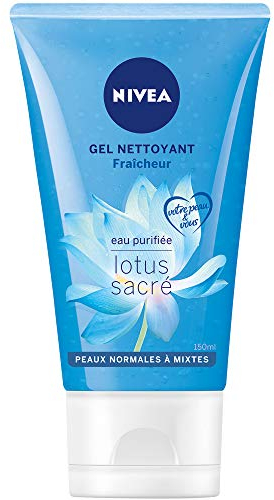 NIVEA - Gel Nettoyant Fraîcheur - Visage - Hydrate & Elimine Les Impuretés - Tonifie & Rafraîchit - Fleurs De Lotus & Hydramine - Peaux Normales À Mixtes - 150 ml