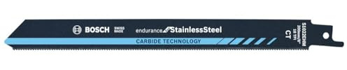 Bosch Accessories Bosch Professional Sabelsågblad S 1022 EHM Endurance for Rostfritt stål (för rostfritt stål, 200 x 19 x 1 mm, tillbehör fram och återgående såg)