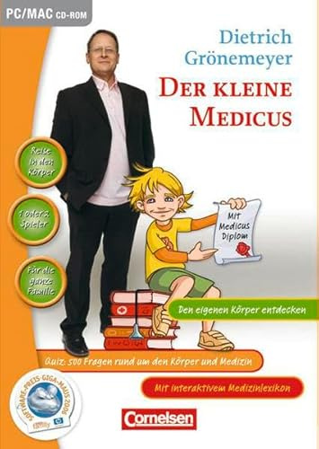 Der kleine Medicus / Das Wissensspiel: CD-ROM im Faltkarton: Den eigenen Körper entdecken. Quiz: 500 Fragen rund um den Körper und Medizin. Mit ... 98SE/ME/2000/XP und Mac OS X 10.1 oder höher