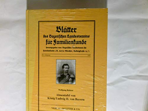 Ahnentafel von König Ludwig II. von Bayern