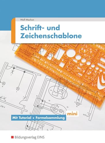 Schrift- und Zeichenschablone Elektrotechnik: mit Tutorial und Formelsammlung mini Arbeitsheft