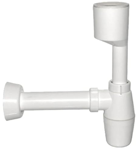 Bonomi Flaschensiphon für Urinal, weiß, 40 x 230 mm, Mehrfarbig, Standard