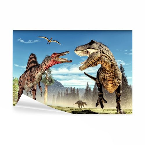decomonkey Fototapete Dinosaurier, 250x175 cm, XL, Wohnzimmern Tiere Natur | Abstrakt, Vlies, Schlafzimmer, Tapete, Fototapeten, Tapeten, Vliestapete, Wandtapete, moderne, Wandbild, Wand