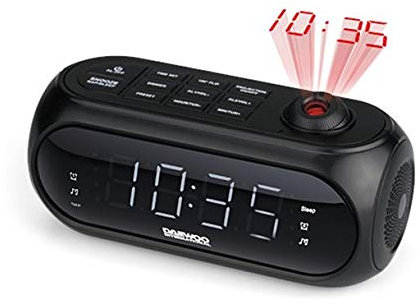 Radio Despertador Daewoo DCP-490B con proyección