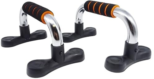 Rayline Sports - Push Up Liegestütz-Griffe aus Metall für das Training von Bizeps-, Trizeps-, Schulter- und Oberkörpermuskulatur Handgelenk schonend