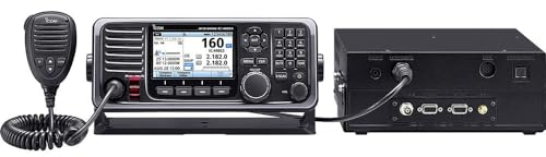 Icom M803 Marine - Radio a banda laterale, misura media, colore: Nero