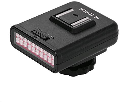 ORDRO LN-3 Studio IRLight LED Light USB Rechargeable Infrared Night Vision Infrared Illuminator Replacement Compatible with DSLR Camera Photography Lighting Accessory