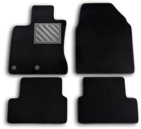 Golvmattor för Nissan Qashqai 2006–2014, skräddarsydda, halkfria hälskydd av PVC, förankringsfästen.
