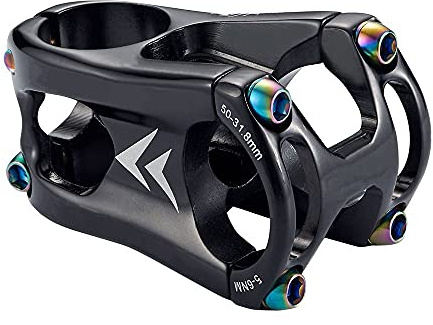 MEROURII 31,8 * 50mm Attacco Manubrio Bici, Attacco Manubrio Corto Alluminio MTB, Biciclette, Bici Strada