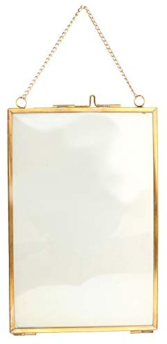 Glasrahmen für die Wand, für gepresste Blumen, Fotos, Bilder, Poster, Kunstwerke, schwimmender Rahmen, 15 x 20 cm