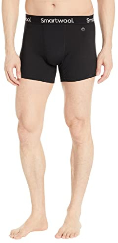 Smartwool Men's Active Boxer Brief Boxed Black Medium