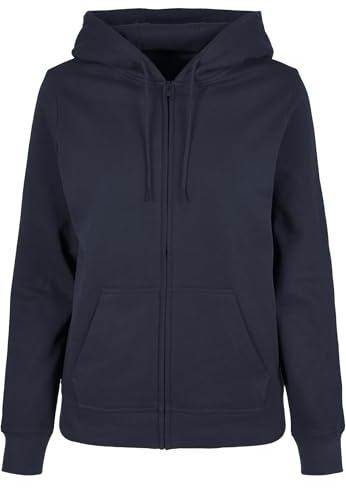 Build Your Brand Bb009-ladies Basic Zip Hoody Felpa con Cappuccio Donna (Pacco da 1)