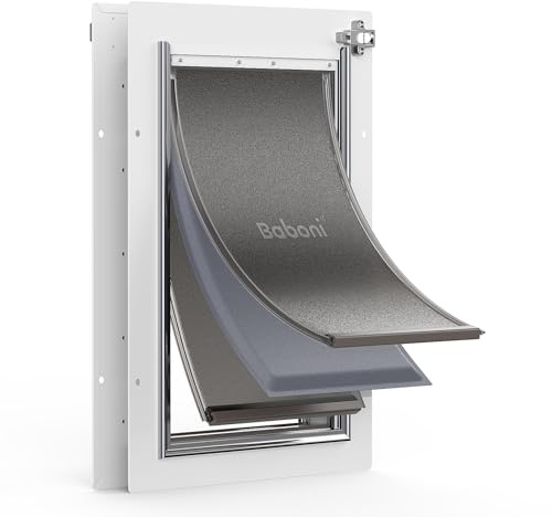 Baboni Dog Door for Door,Metal Frame,Medium