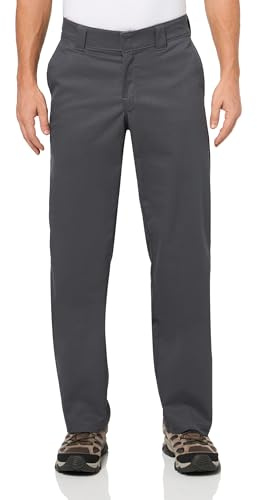Dickies Herren Active Waist Regular Fit Pants Lässige Business-Hose, Dunkelgrau, 40W / 30L