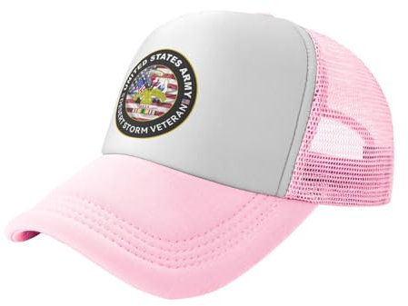 Oudrspo Army Desert Storm Retired Trucker Hats: Stilvoller Schutz für jedes Abenteuer Schwarz
