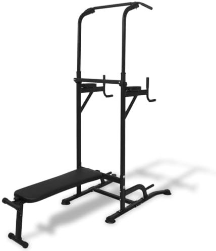 Training & Fitness, Gewichtheben, Gewichthebermaschinen & RacksPower Tower mit Sit-up-Bank